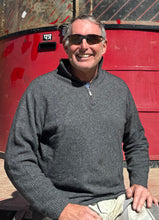 Load image into Gallery viewer, Pearly's Hugger, a tough mid-layer sweater made of possum fur, merino and silk!